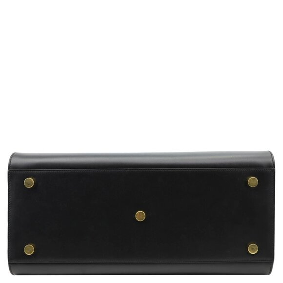 Yves Saint Laurent  Sac de Jour Small Leather Satchel Shoulder Bag Black - Picture 9 of 11